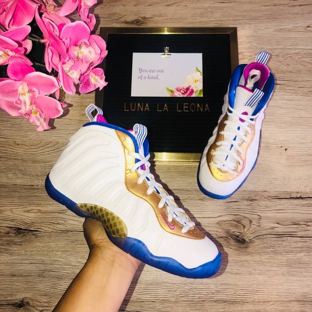 NWT Nike Air Little Posite One (GS) Sneakers, 644791 103